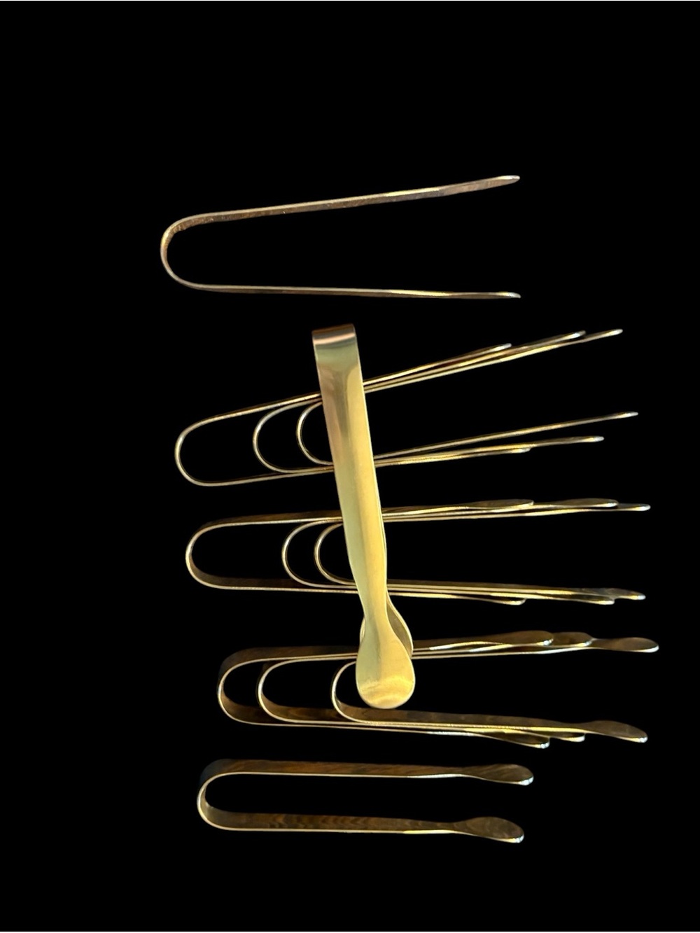 Gold Hors d'oeuvres Set - 12 piece Metal